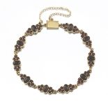 Ladies' Gold and Garnet Bracelet