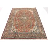 Semi-Antique Hand Knotted Tabriz Carpet, ca. 1960's