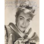 Autographed Photographs of Joan Crawford (American, 1904 - 1977)