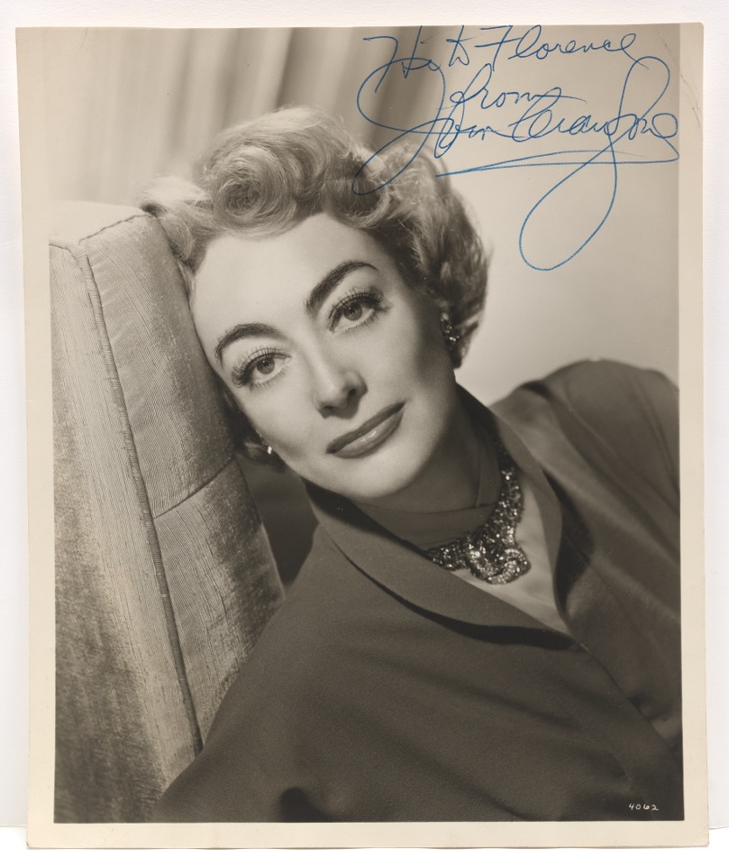 Autographed Photographs of Joan Crawford (American, 1904 - 1977) - Image 2 of 9