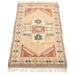 Fine Vintage Hand Knotted Millas Village Carpet