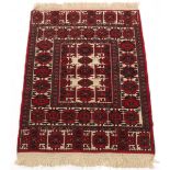 Very Fine Vintage Hand Knotted Turkmen Carpet