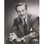 Autographed Photograph of Walt Disney (American, 1901 - 1966)