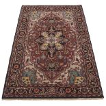 Fine Hand Knotted Heriz Serapi Carpet