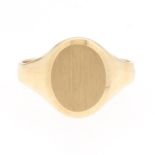 Classical Gold Signet Ring