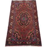 Fine Vintage Hand Knotted Bijar Carpet