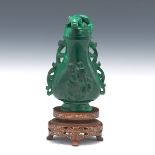 Malachite Vase Figurine