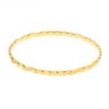 High Karat Diamond Cut Design Bangle