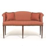 Petite Upholstered Settee