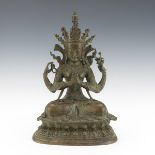Nepalese Seated Bronze Tara