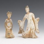 Pair of Chinese Tang Dynasty Pottery Figures