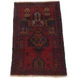 Fine Hand Knotted Turkouman Prayer Rug