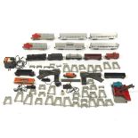 The Lionel Lines Santa Fe Passenger "Silver Bluff" Train and Freight Train with Cars and Assorted R