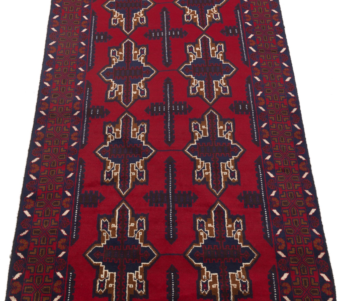 Fine Vintage Hand Knotted Balouch Carpet - Image 2 of 4