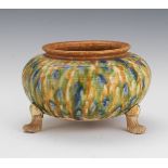 Chinese Tang Dynasty Wucai Globular Pot