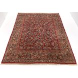 Antique Very Fine Hand Knotted Sarouk Carpet, ca. 1930's