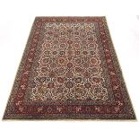 Fine Semi-Antique Hand Knotted Signed Tabriz Carpet