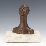 Art Deco Style Bronze Bust