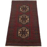 Fine Semi-Antique Hand Knotted Balouch Carpet