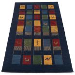 Fine Hand Knotted Gabbeh Pictorial Carpet