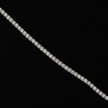 Ladies' Gold and Diamond Tennis Bracelet