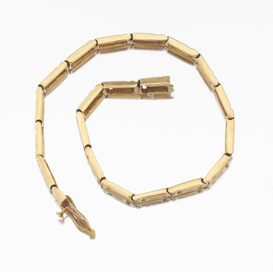 Ladies' Gold Key-Fret Design Bracelet - Image 3 of 5