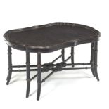 Ethan Allen Chinoiserie Lacquer Table