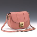 Chloe Pink Leather Cross-Body Bag