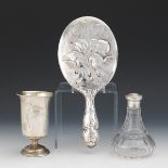 A group of Sterling Silver Dressing Table Items