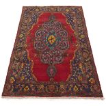 Fine Semi-Antique Hand Knotted Tabriz Carpet