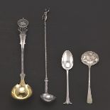 A Group of Sterling Silver Ladles and Spoons