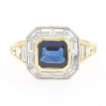 Ladies' Sapphire and Diamond Ring