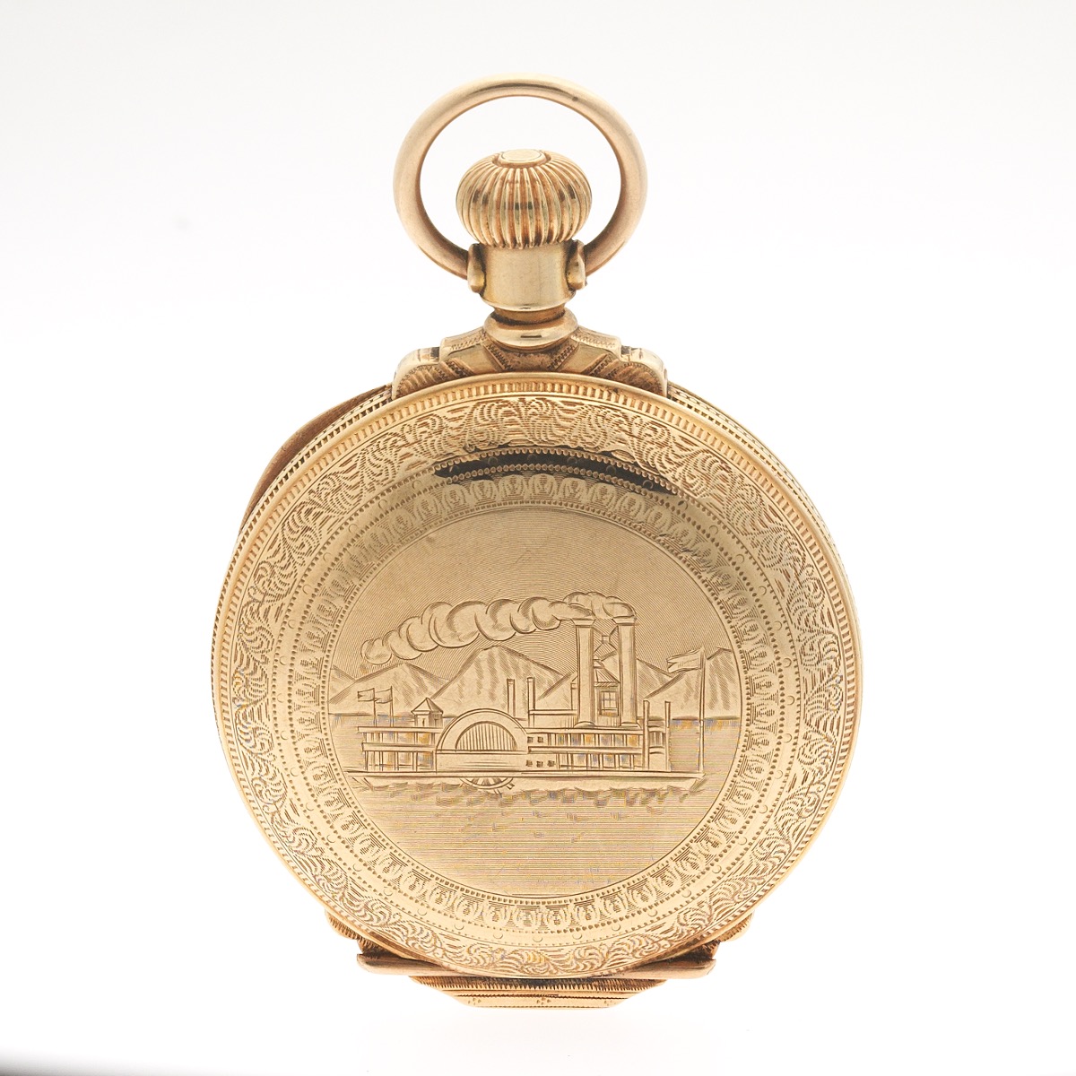 Hampden 18 Size Hunter Case Gold Filled Pocket Watch, Springfield, Mass., ca. 1884