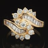 Ladies' Gold and Diamond Ring