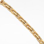 Ladies' Retro Italian Gold Fancy Link Oversized Bracelet