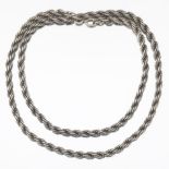 Tiffany & Co. Sterling Silver Large Twisted Rope Necklace