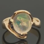 Ladies' Gold and Opal Freeform Ring