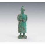 Ancient Sassanian Style Bronze Figurine