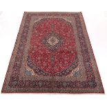 Antique Fine Hand Knotted Kashan Carpet