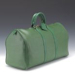 Louis Vuitton Vintage Green Epi Leather Keepall 50