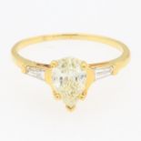 Ladies' Pear Shape Diamond Ring