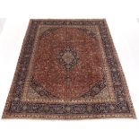 Very Fine Semi Antique Hand Knotted Kashan Carpet