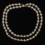 Ladies' Gold and Pearl Necklace