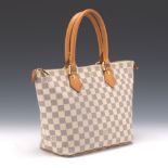 Louis Vuitton Damier Azur Saleya PM Tote Bag