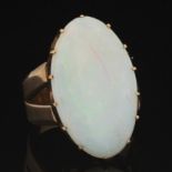 Ladies' Retro Gold and Opal Ring