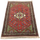 Fine Semi-Antique Hand Knotted Ardebil Carpet