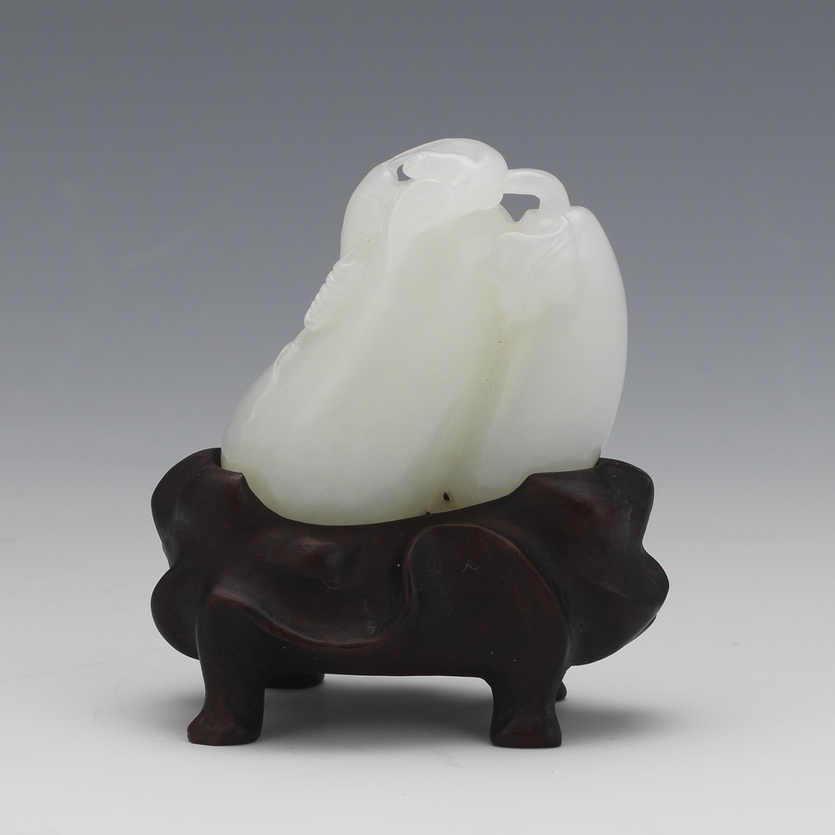 Finely Carved Jade Squashes - Image 3 of 7