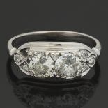 Ladies' Art Deco Gold and Diamond Ring