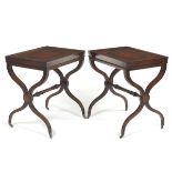 Pair of Victorian Style Occasional Side Tables by Weiman Heirloom Quality