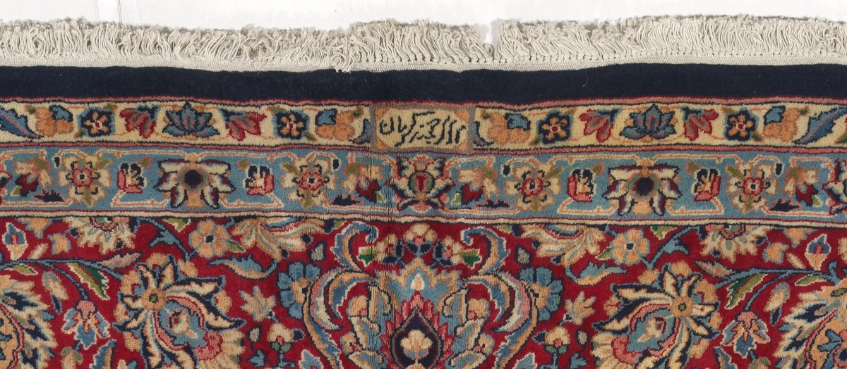 Very Fine Semi Antique Hand Knotted Signed Lavar Kerman Carpet - Image 2 of 8